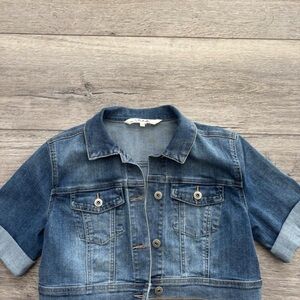 CHARLIE B Blue Denim Jean Jacket